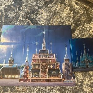 Disney Castle Collection Journal Frozen w/poster